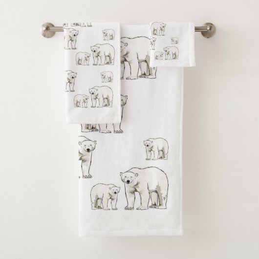 Badetücher Sets Eisbär (Insitu)