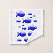 Badetücher Sets Fisch (Waschlappen)