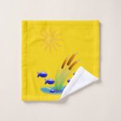 Badetücher Sets Fisch (Waschlappen)