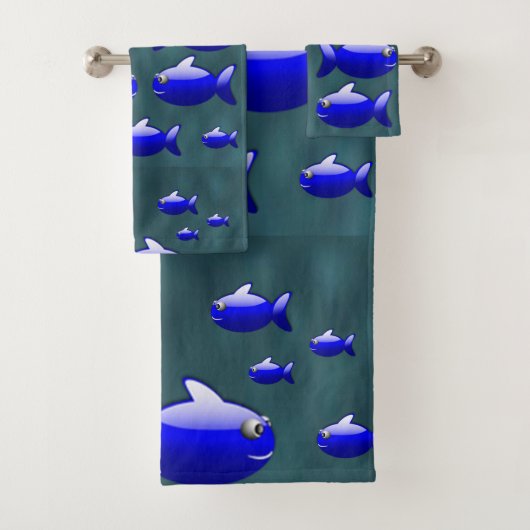 Badetücher Sets Fisch (Insitu)