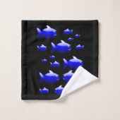 Badetücher Sets Fisch (Waschlappen)