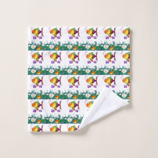 Badetücher Sets Fisch (Waschlappen)