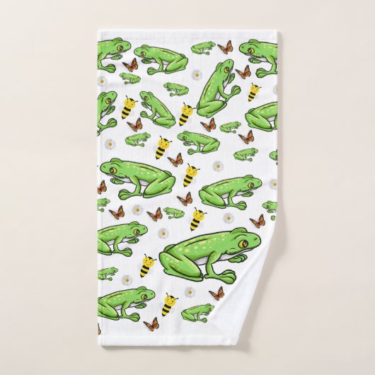 Badetücher Sets Frösche Schmetterling (Handtuch)