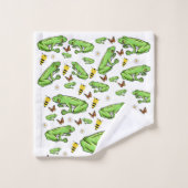 Badetücher Sets Frösche Schmetterling (Waschlappen)