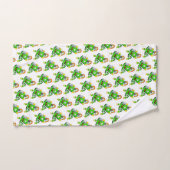 Badetücher-Sets Glücklicher St. Patrick's Day Hase Badhandtuch Set (Handtuch)