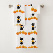 Badetücher Sets Halloween, Black Cat (Insitu)