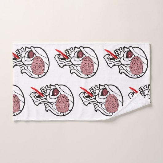 Badetücher Sets Halloween, Brain (Handtuch)