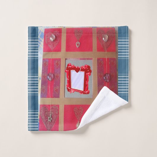 Badetücher Sets Herz (Waschlappen)