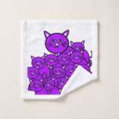 Badetücher Sets Katzen (Waschlappen)
