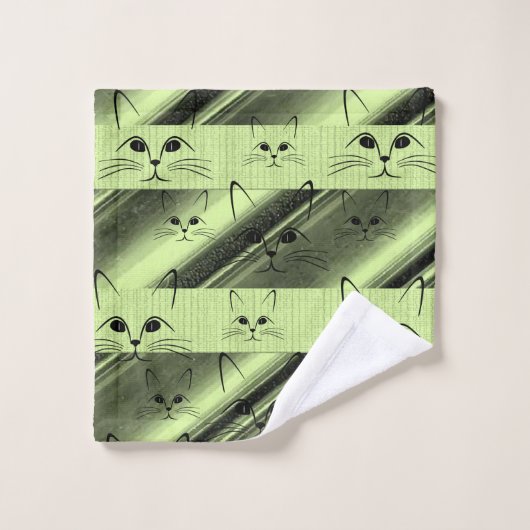Badetücher Sets Katzen (Waschlappen)