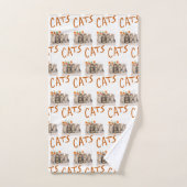 Badetücher Sets Katzen (Handtuch)