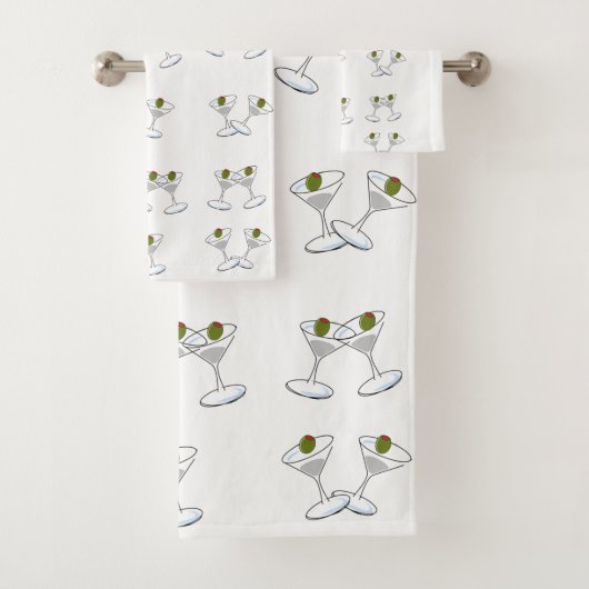 Badetücher Sets Martini Brille (Insitu)