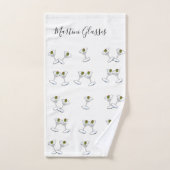 Badetücher Sets Martini Brille (Handtuch)