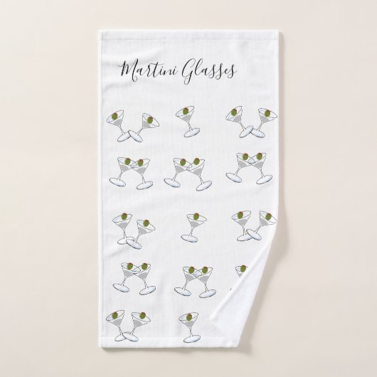 Badetücher Sets Martini Brille (Handtuch)