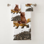 Badetücher Sets Maus Fuchs Wurm (Insitu)