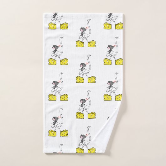 Badetücher Sets Maus Mice Straußenkäse (Handtuch)