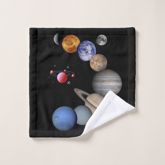 Badetücher Sets Planeten (Waschlappen)