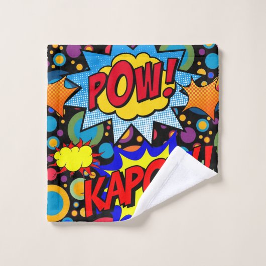 Badetücher Sets Pow Kapow (Waschlappen)