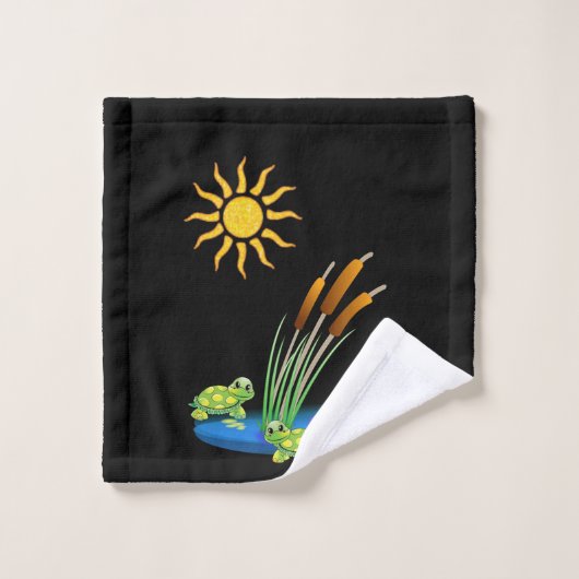 Badetücher Sets Schildkröten (Waschlappen)