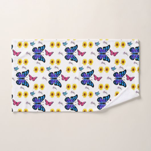 Badetücher Sets Schmetterlinge (Handtuch)
