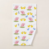 Badetücher Sets Schweinchen (Handtuch)