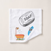 Badetücher Sets Seife (Waschlappen)