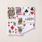 Badetücher Sets spielen Karten (Waschlappen)