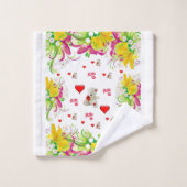 Badetücher Sets Valentine's Day Teddy Bären (Waschlappen)