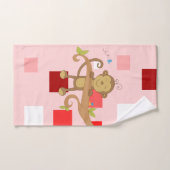 Badetücher Sets Valentinstag, Affe (Handtuch)