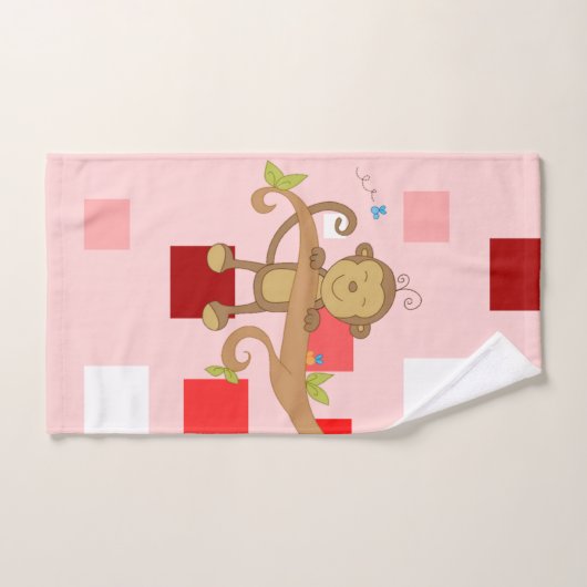 Badetücher Sets Valentinstag, Affe (Handtuch)