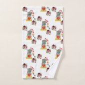 Badetücher Sets Valentinstag Elefant (Handtuch)