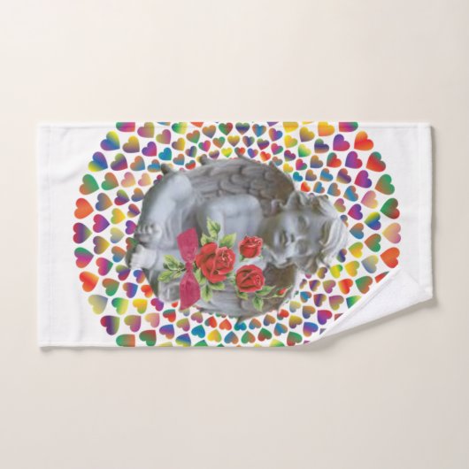 Badetücher Sets Valentinstag, Engel (Handtuch)