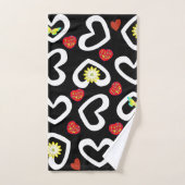 Badetücher Sets Valentinstag Herz (Handtuch)