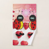 Badetücher Sets Valentinstag, Ladybug (Handtuch)