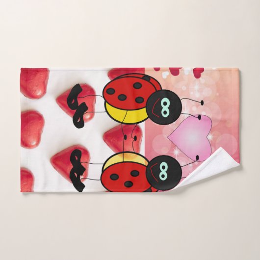 Badetücher Sets Valentinstag, Ladybug (Handtuch)