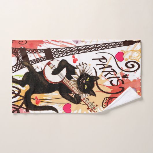 Badetücher Sets Valentinstag, Paris Frankreich (Handtuch)