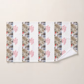 Badetücher Sets Valentinstag Polarbär (Handtuch)