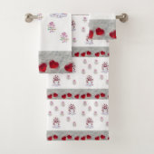 Badetücher Sets Valentinstag Schneemann (Insitu)