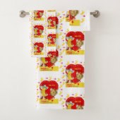 Badetücher Sets Valentinstag Vintag (Insitu)