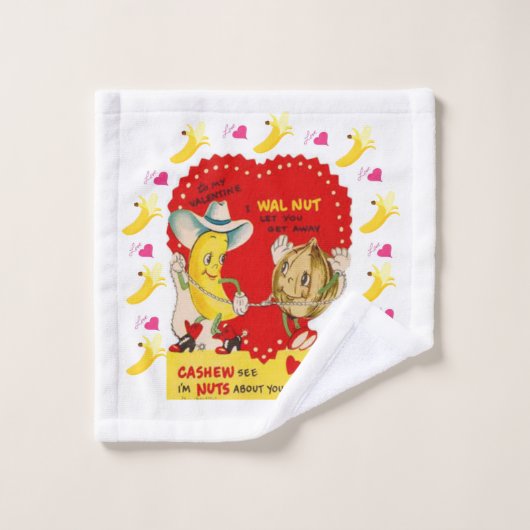 Badetücher Sets Valentinstag Vintag (Waschlappen)