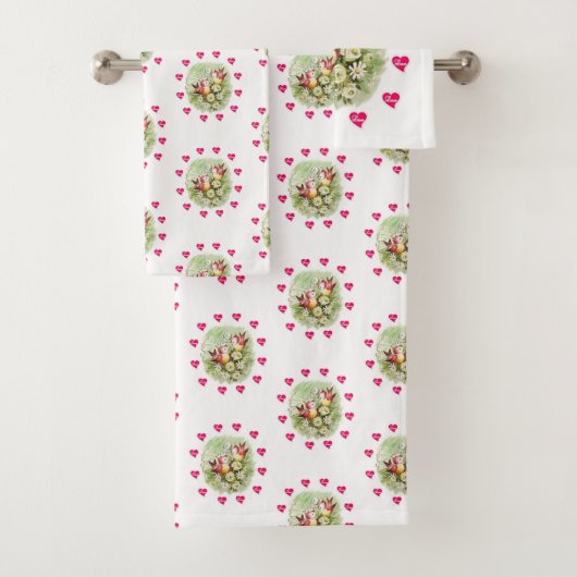 Badetücher Sets Valentinus Bird Vintag (Insitu)