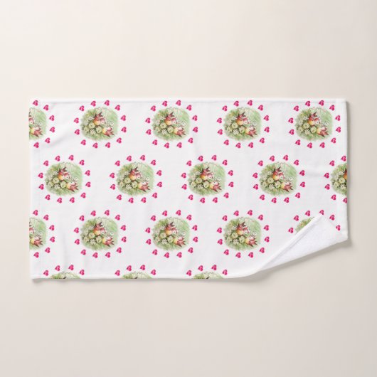 Badetücher Sets Valentinus Bird Vintag (Handtuch)