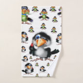 Badetücher Sets Vögel (Handtuch)