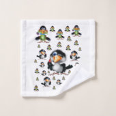 Badetücher Sets Vögel (Waschlappen)