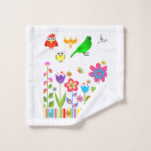 Badetücher Sets Vögel (Waschlappen)