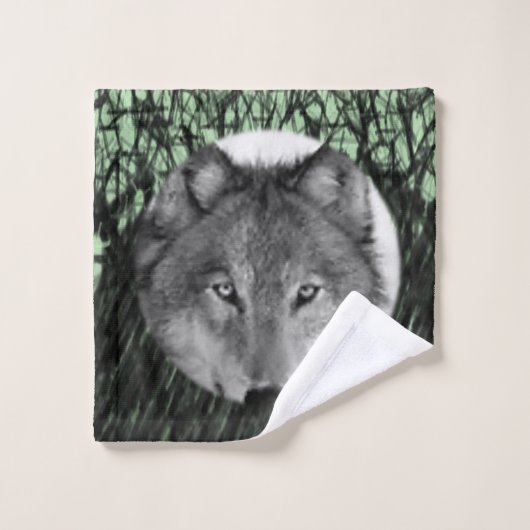 Badetücher Sets Wölfe (Waschlappen)