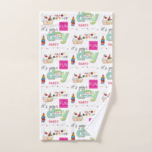 Badetücher, Sets zum Geburtstag, FUN Cupcake (Handtuch)