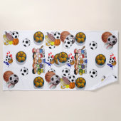 Badetücher Sport Strandtuch (Vorderseite)