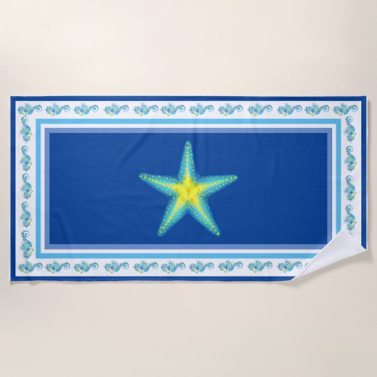 Badetücher Strand Royal Blue Strandtuch (Vorderseite)