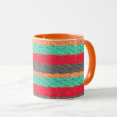 Badetücher Streifen Tasse (VorderseiteRechts)